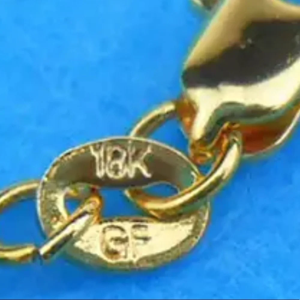 18KGF Gold U Link Necklace - Picture 4 of 5